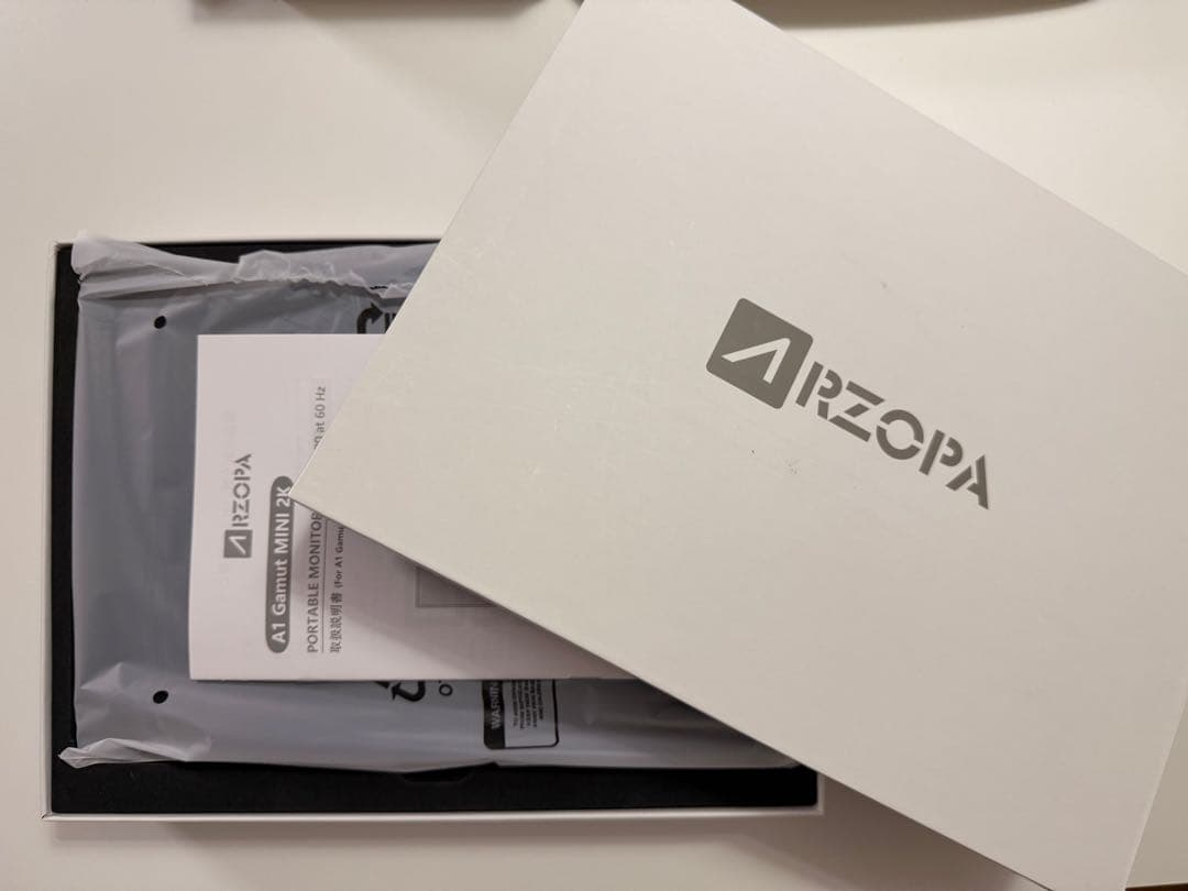 ARZOPA A1 Gamut MINI 2K モバイルモニター 13.3インチ