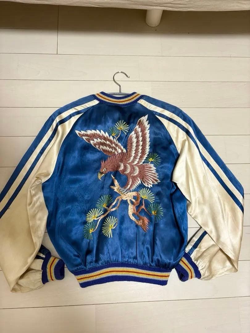 フ*判様 スカジャン ビンテージ 50s オリジナル 中綿なし