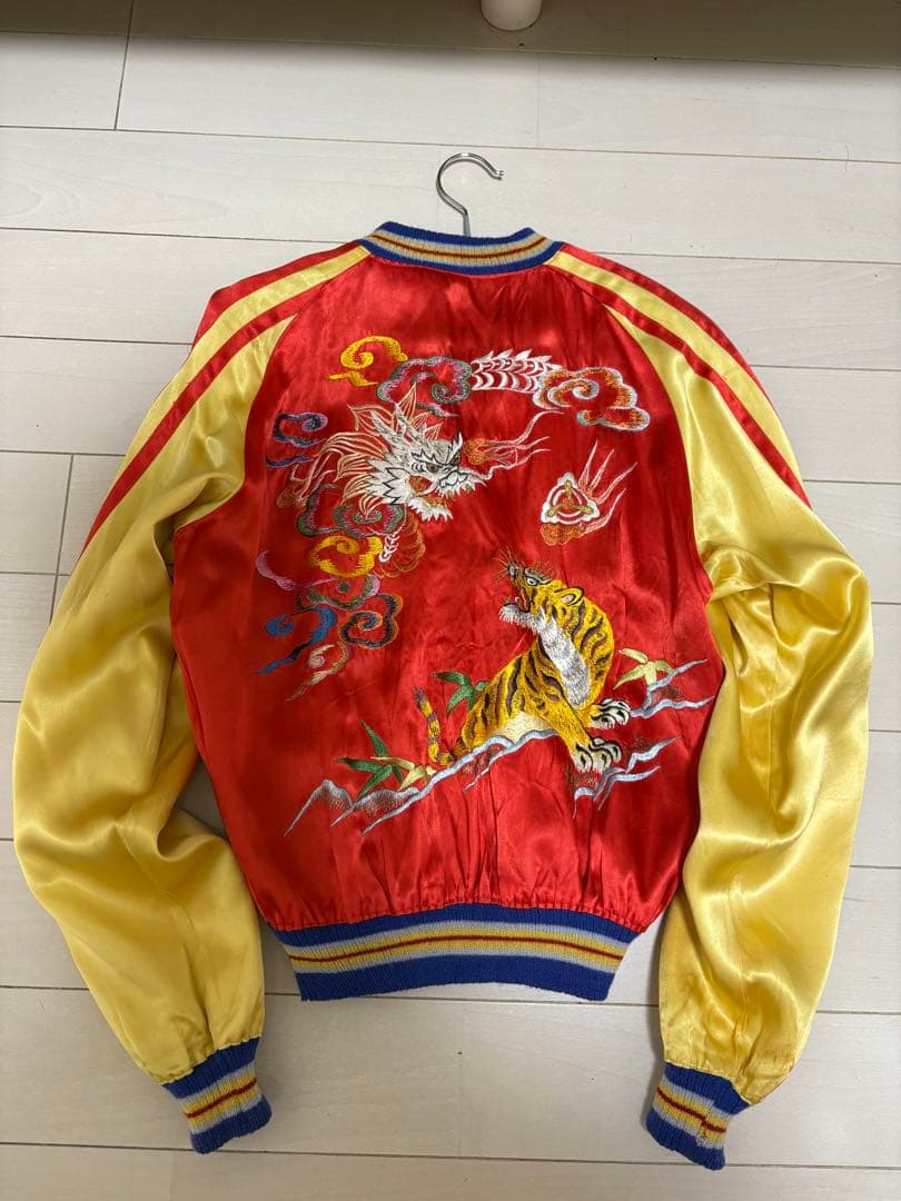 フ*判様 スカジャン ビンテージ 50s オリジナル 中綿なし