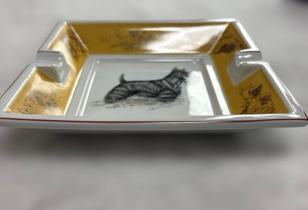 希少　HERMES スコッシュテリア 灰皿　アッシュトレイ