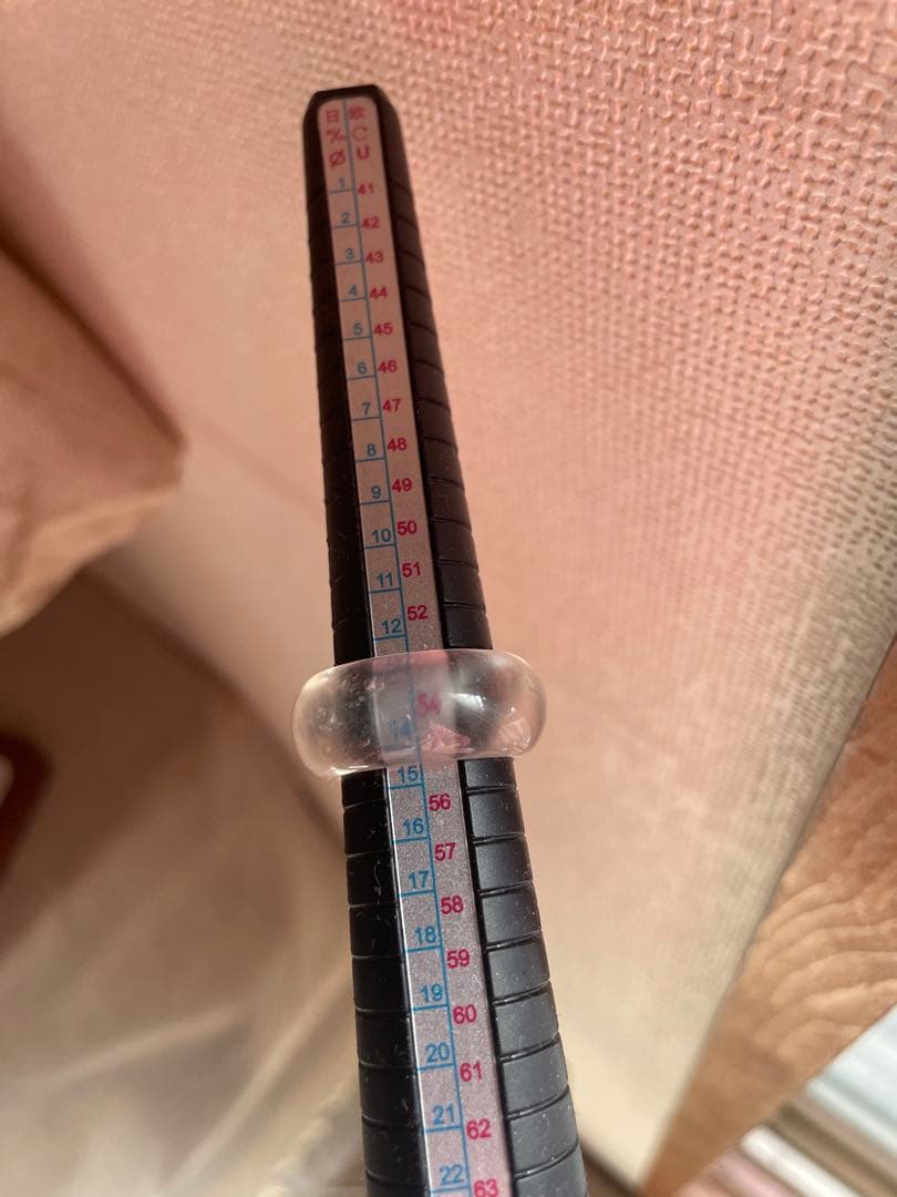 高品質 水沫石 リング 13号