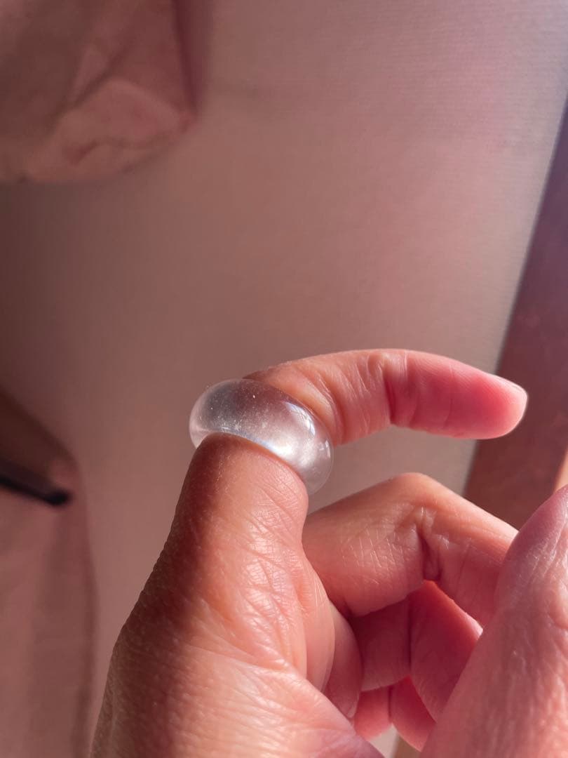 高品質 水沫石 リング 13号