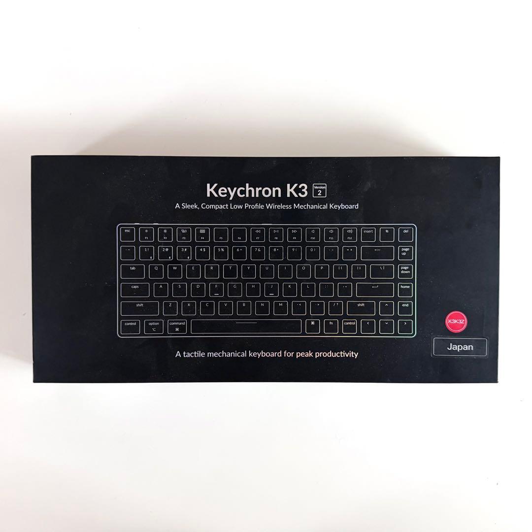 Keychron K3 ver.2 メカニカルキーボード ホワイト US配列