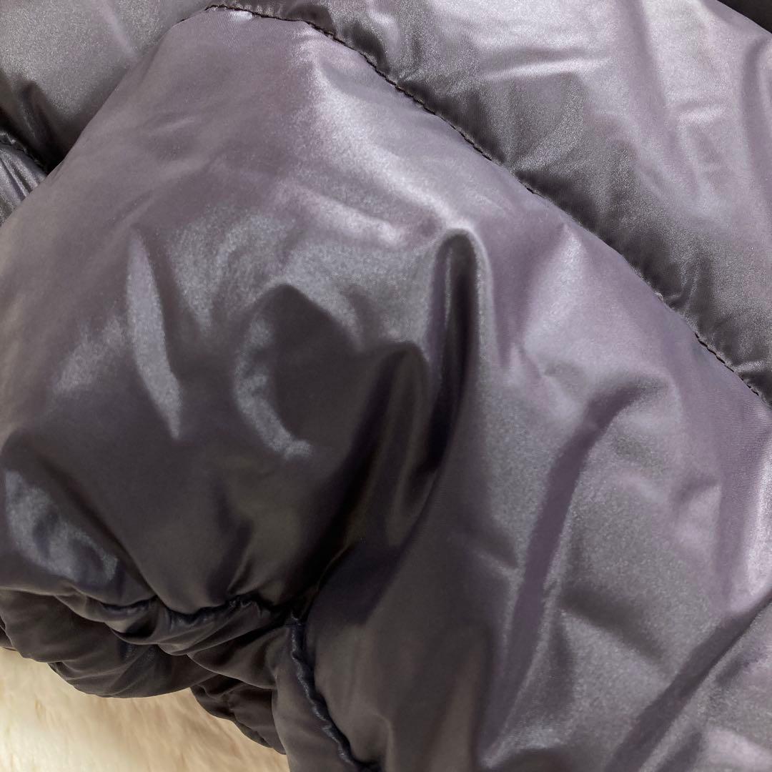 【極美品】デュベティカ 2way ダウンジャケット ファー 40 深紫