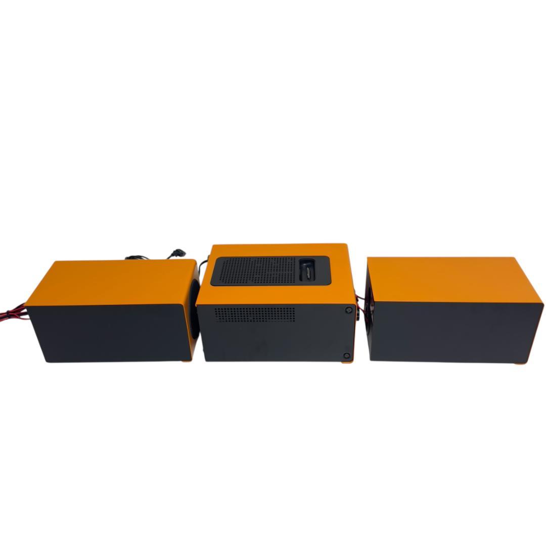 美品 YAMAHA ヤマハ マイクロコンポ MCR-B142 オレンジ