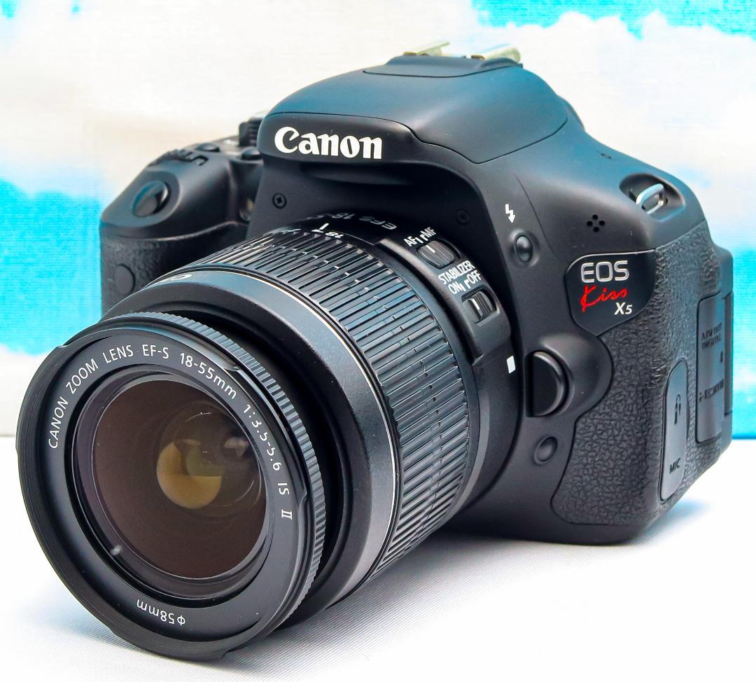 Canon キャノン Kiss X5⭐️自撮りラクラク⭐️一眼レフ⭐️スマホ転送