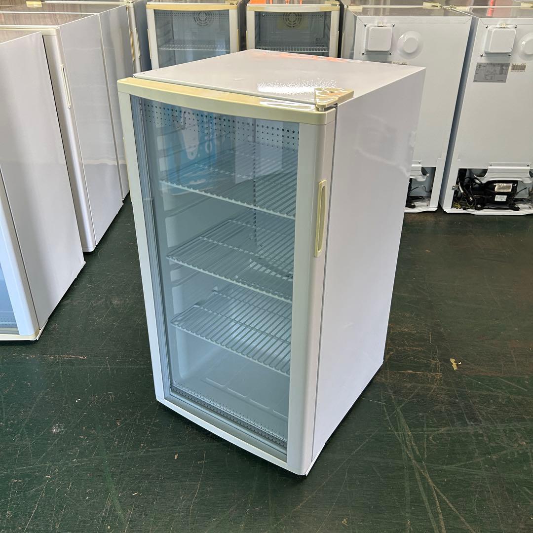 117 業務用 冷蔵ショーケース オフィスコンビニ XW-105 左右開き 小型