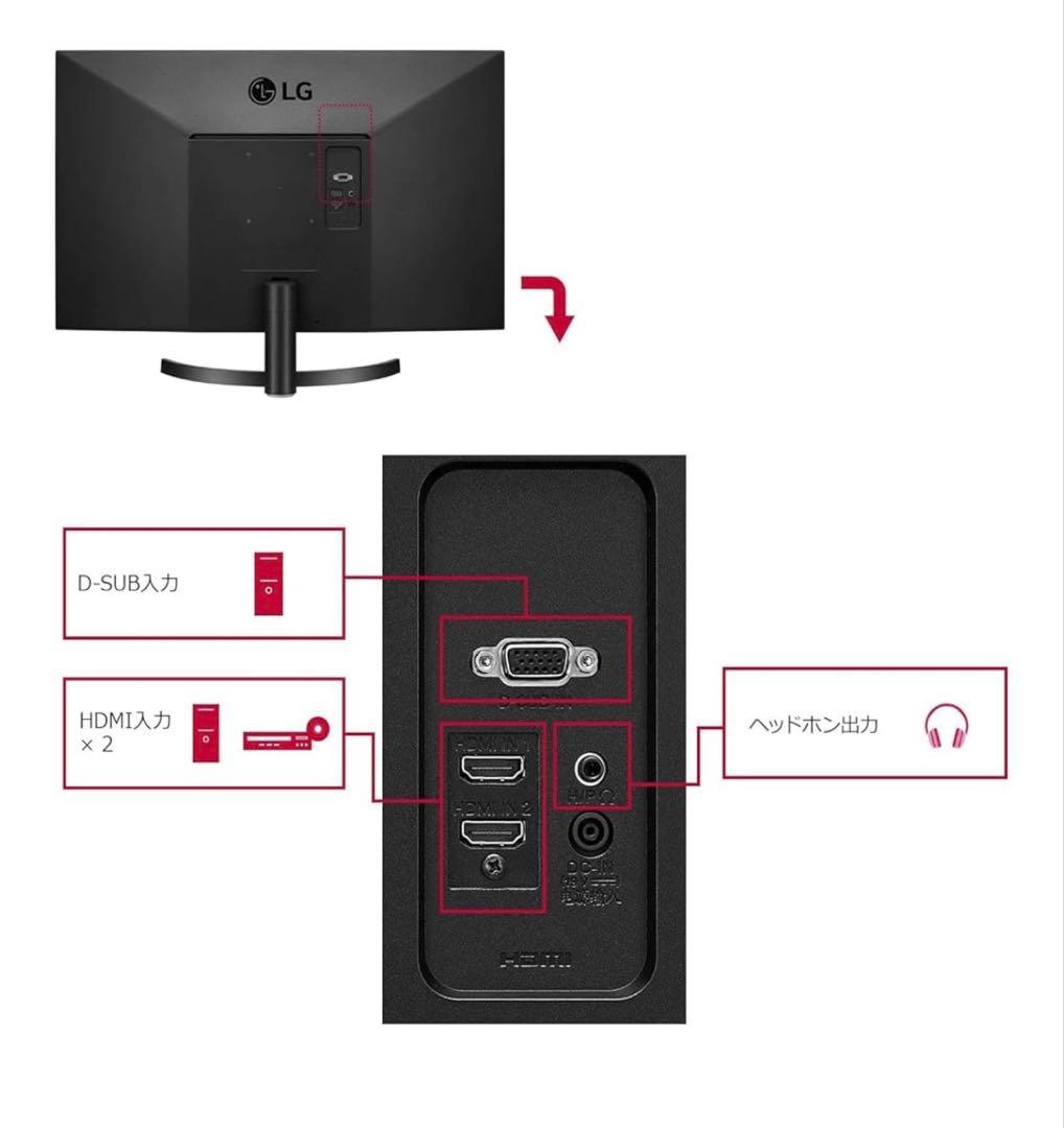 Ｂ*Ｎ様 LG モニター ディスプレイ 32ML600M-B 31.5インチ