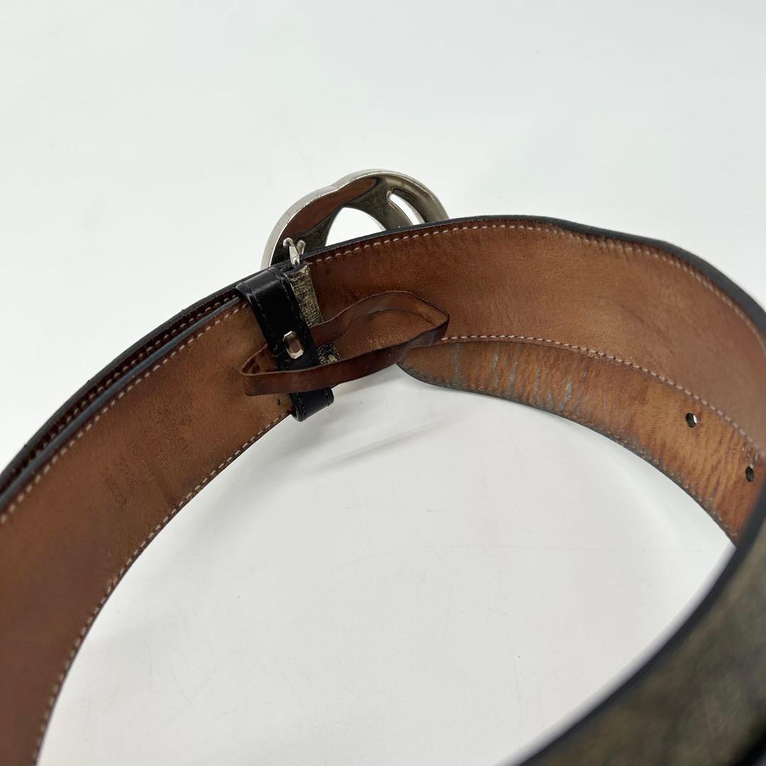17524✨GUCCI GGスプリーム インターロッキング金具 ベルト