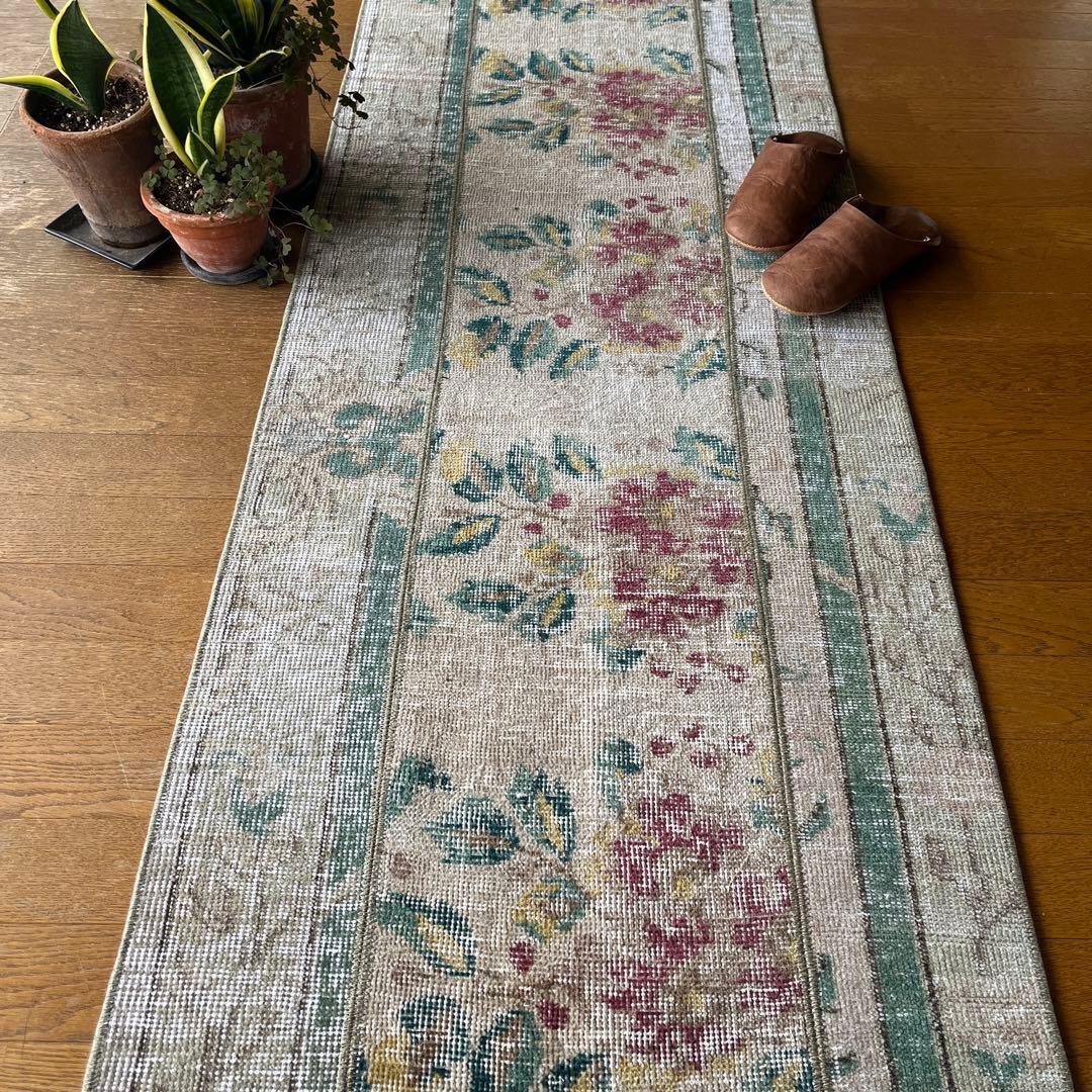 トルコヴィンテージラグNo.93 ランナーラグ