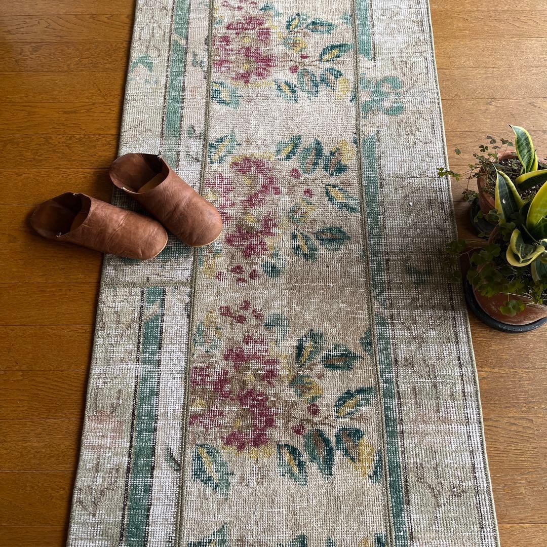 トルコヴィンテージラグNo.93 ランナーラグ