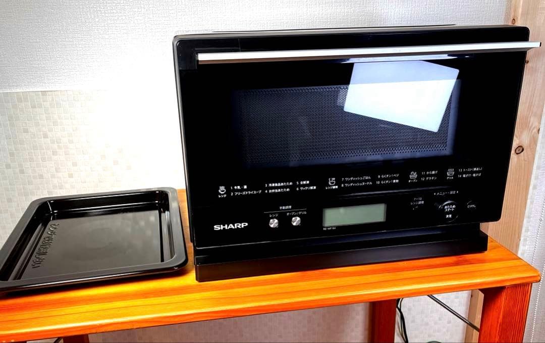 SHARP RE-WF184-B 電子レンジ 2450MHz 高出力 ブラック