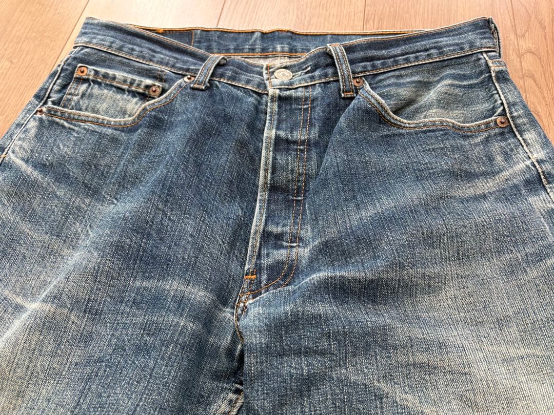 タテ落ち◎Levi's 501　2003年フィリピン製　コーンミルズデニム　34