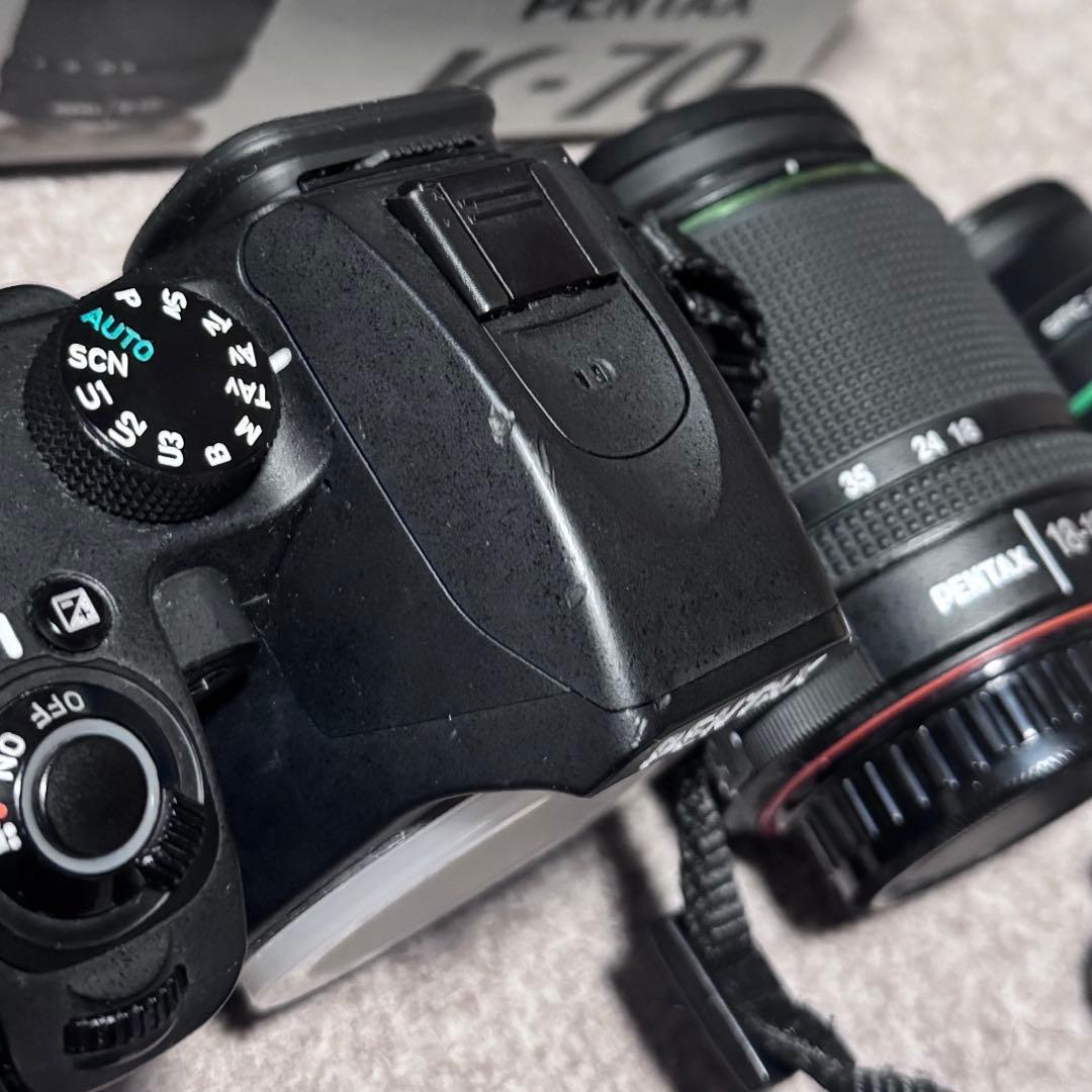 【値下げ】PENTAX K-70 一眼レフカメラ　レンズ2個セット　ペンタックス