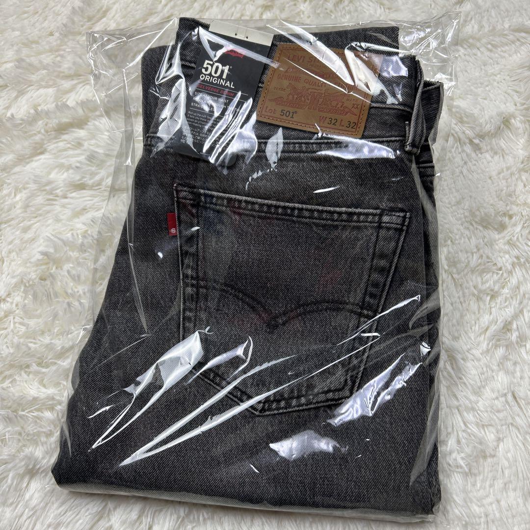 新品　リーバイス　501 ブラック　先染め　セルビッジ　赤耳　ビッグEモデル