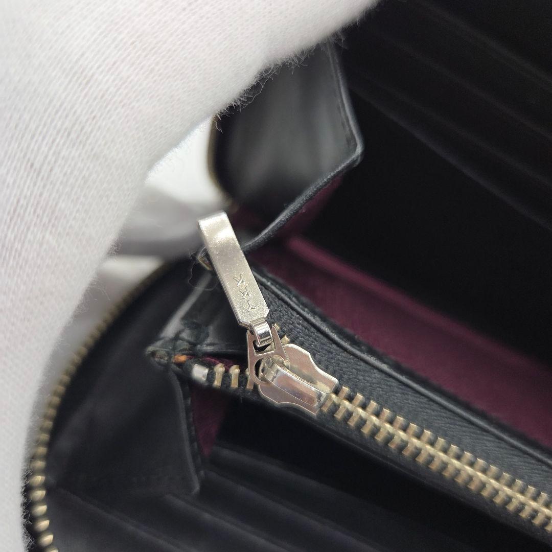 Paul Smith 長財布 マルチストライプ ラウンドファスナー 多収納