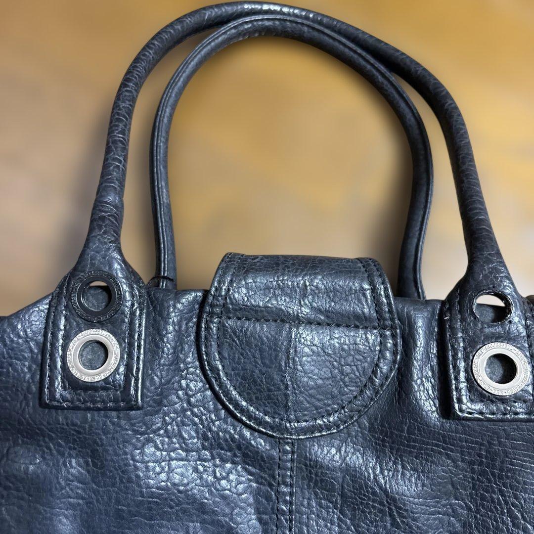 DIESEL レザーバッグ ブラック Y2K ユニセックス　ヴィンテージ