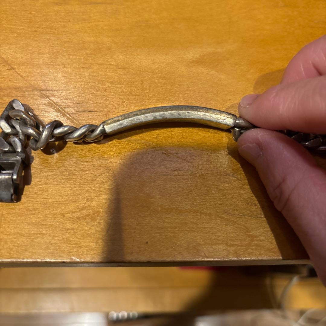 AlbatrosS　シルバー　プレートチェーンブレスレット