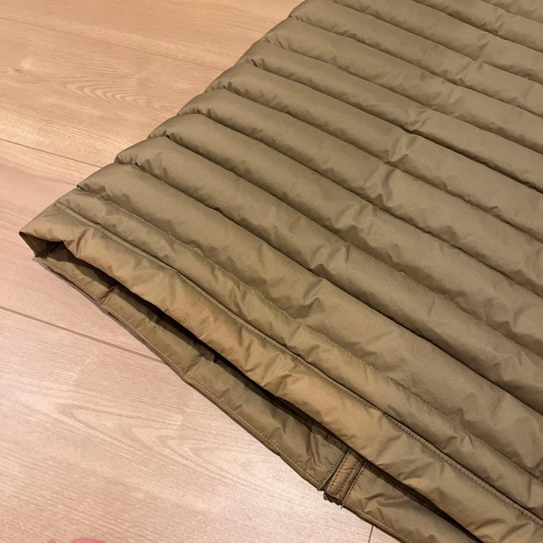 DANTON ナイロンタフタミドルダウンフーデッドコート　ベージュ　36