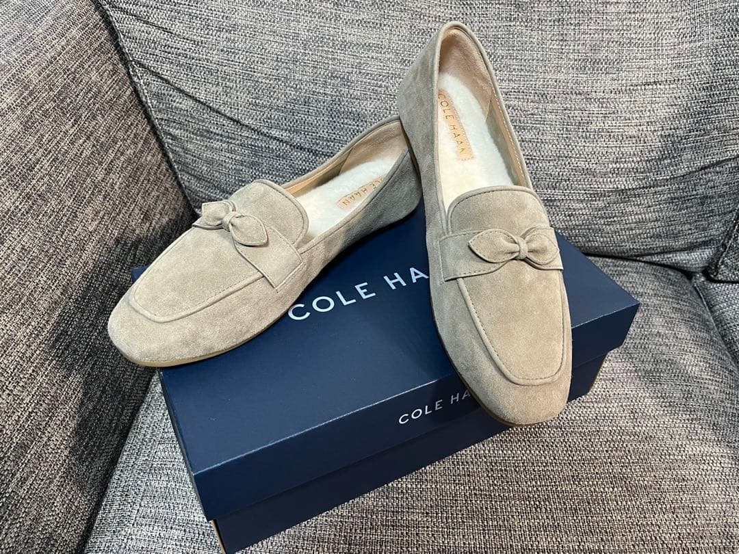 最終値下げ！⭐️新品未使用◆定価35,200円◆コールハーン◆スエードローファー