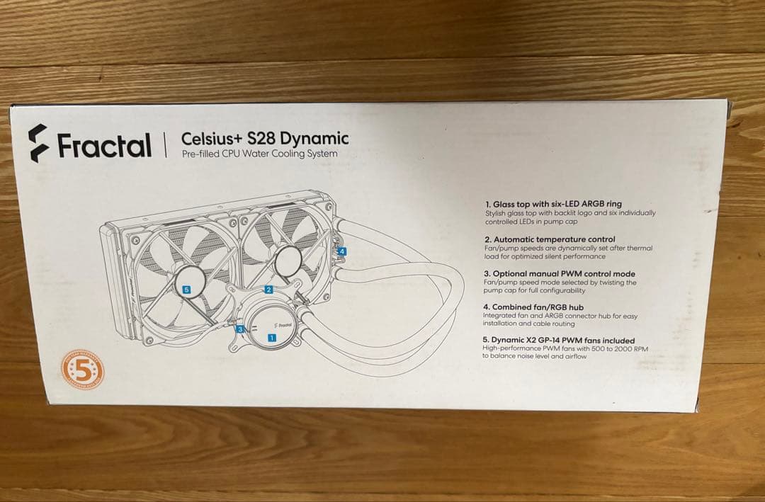 Fractal Celsius+ S28 Dynamic CPU水冷クーラー