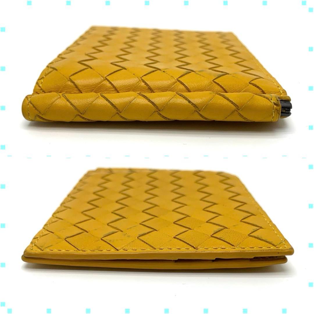 BOTTEGA VENETA イントレチャート マネークリップ イエロー