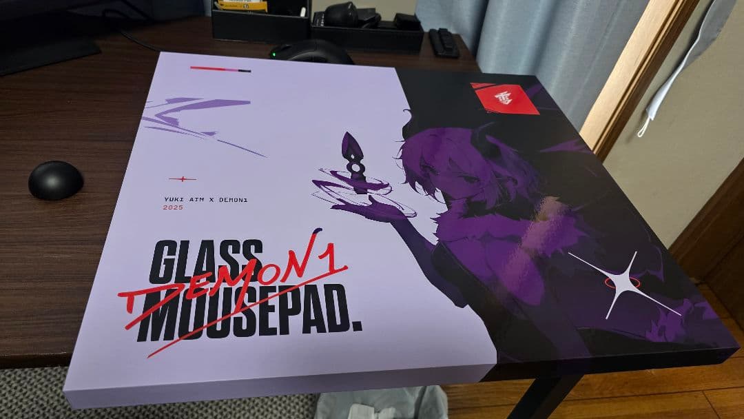 即購入歓迎 YukiAim x Demon1 Glass Mousepad