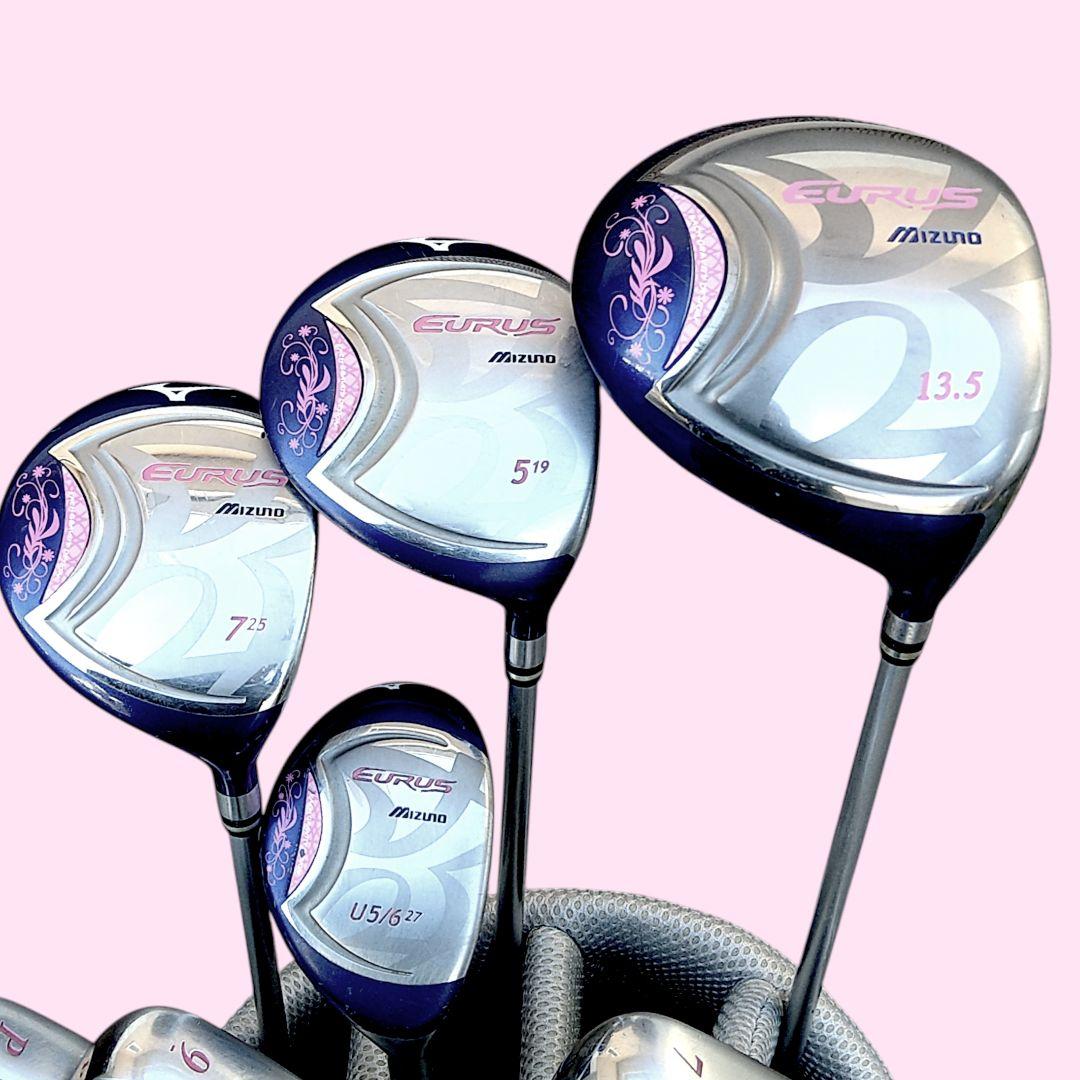 MIZUNOレディースゴルフセット クラブセット 初心者モデル バック付き