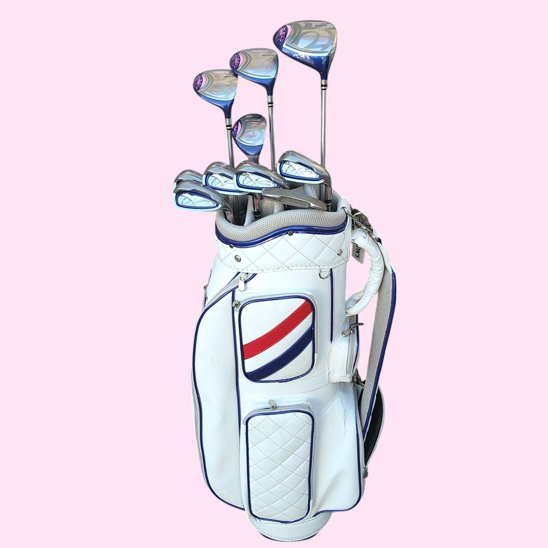 MIZUNOレディースゴルフセット クラブセット 初心者モデル バック付き