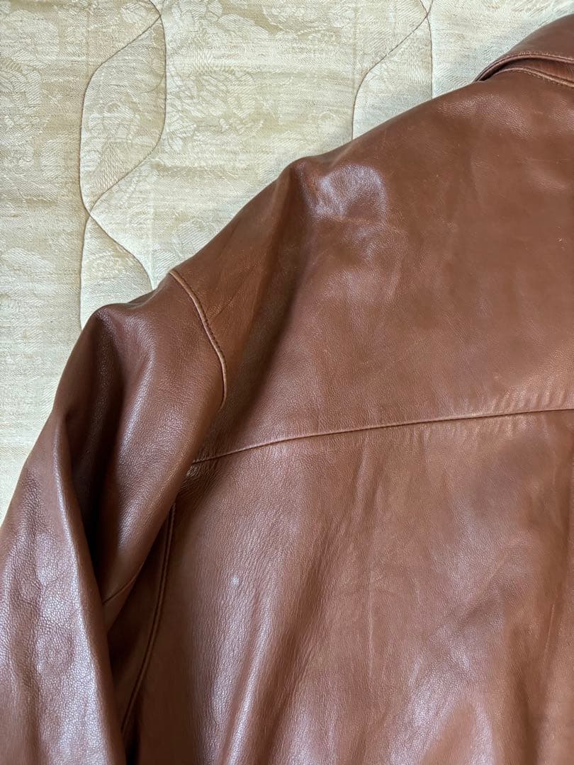 ラルフローレン　レザージャケット　スイングトップ　ポニーなし　90s A2