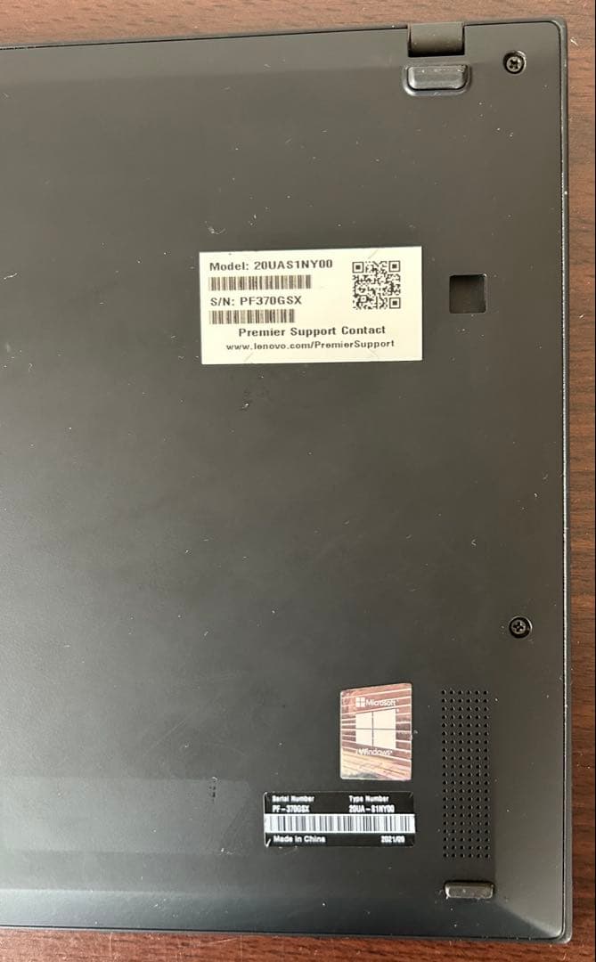 ThinkPad X1 Carbon Gen8 Core i7 第10世代