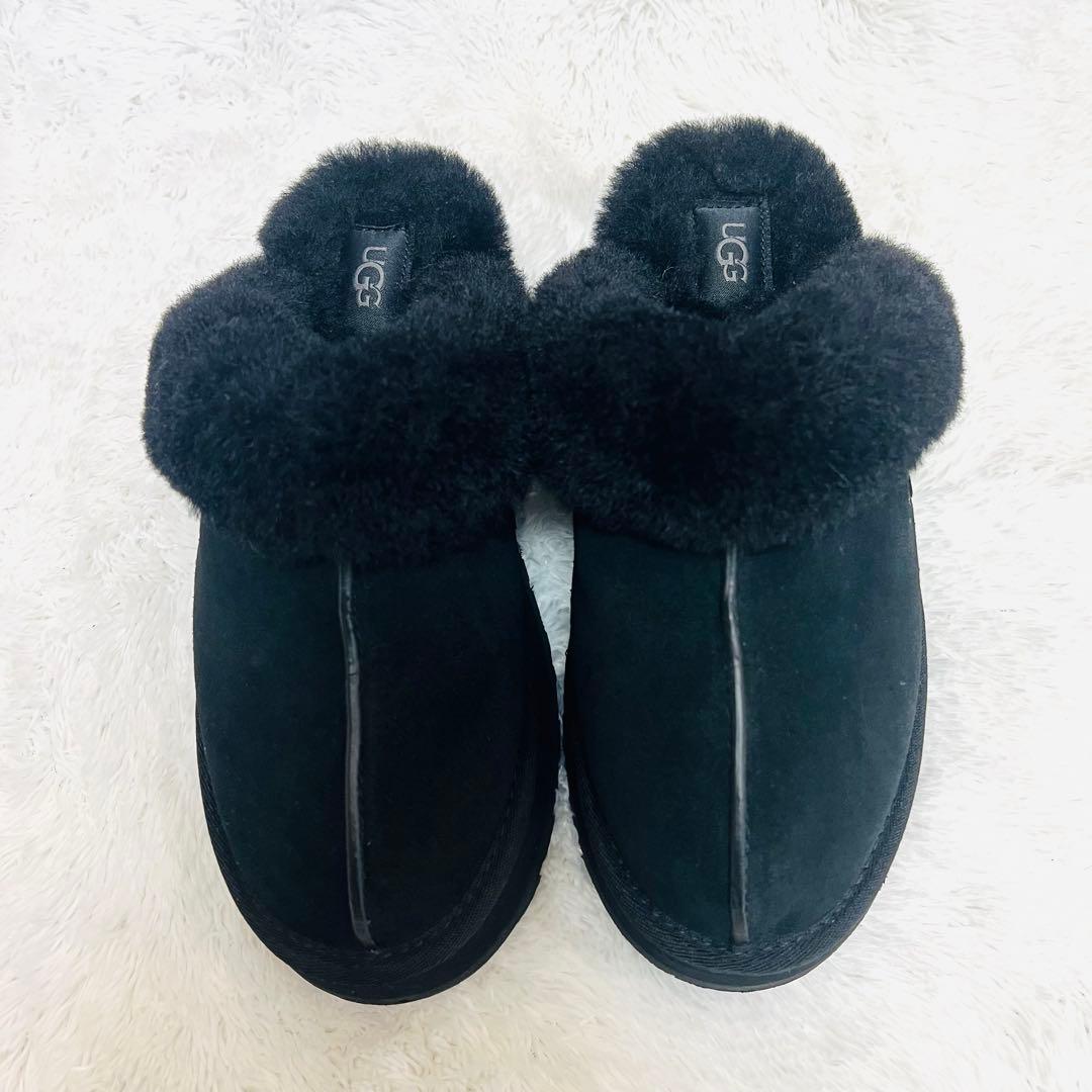 美品 UGG アグ ディスケットW Disquette 厚底 スリッポン 24