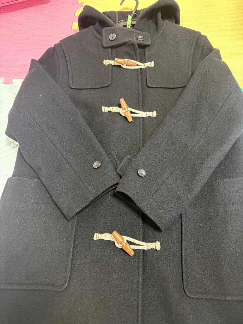 ⚠️ぴよ⚠️yuni スーパー100ロングダッフルコート 黒