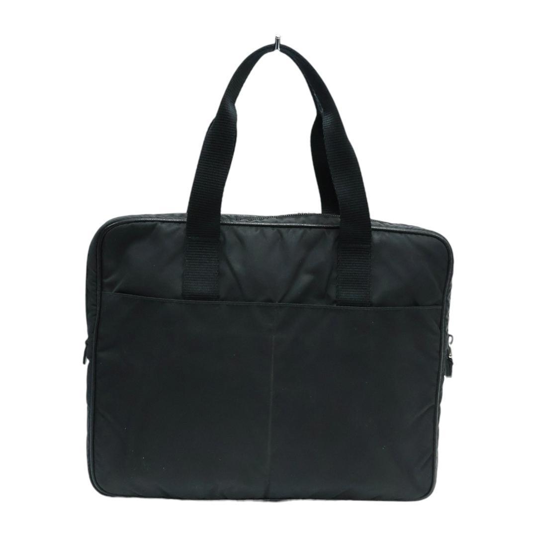 Gカード付 美品 PRADA プラダ ビジネスバッグ ブリーフケース ３角ロゴ