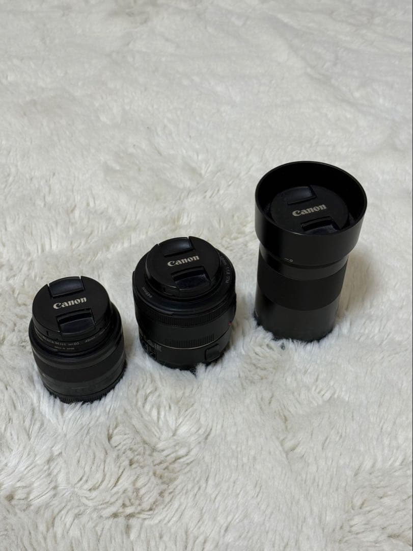 Canon EOS ミラーレスカメラ レンズ3本セット