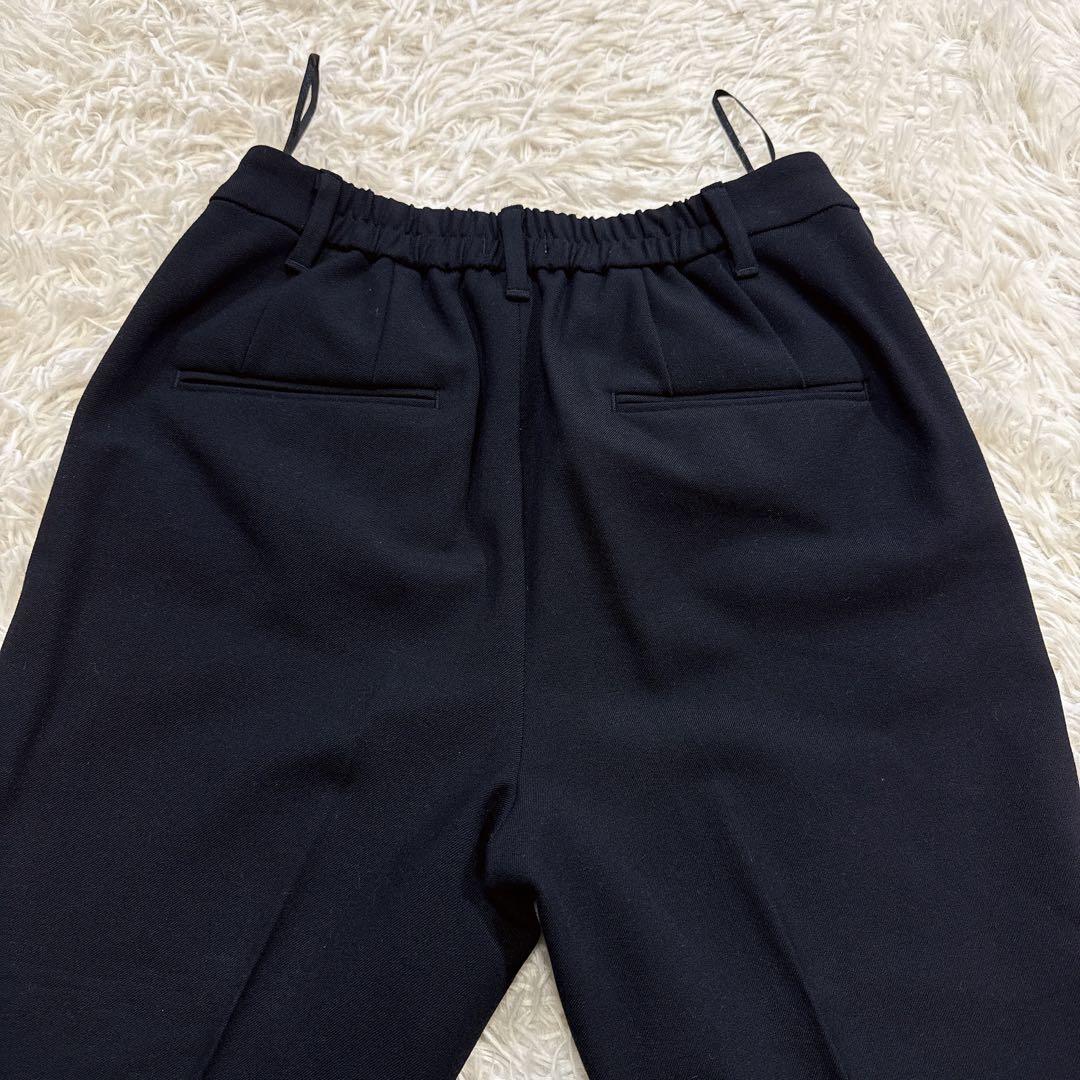 【美品】PLST プラステ スーツ ノーカラー ネイビー M