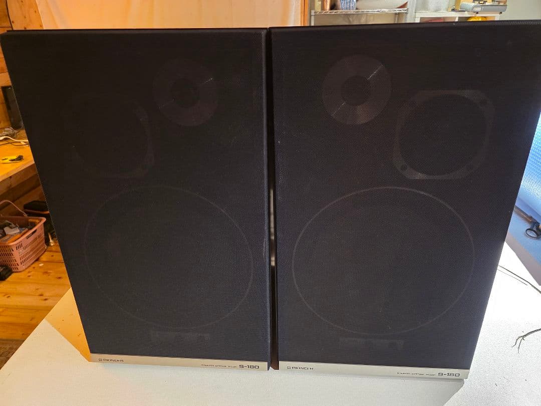 希少 Pioneer S-180 ステレオスピーカー ヴィンテージ