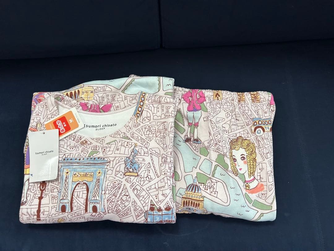 ワコール　ツモリチサトスリープ　長袖パジャマ　あったか素材　起毛加工　LLサイズ