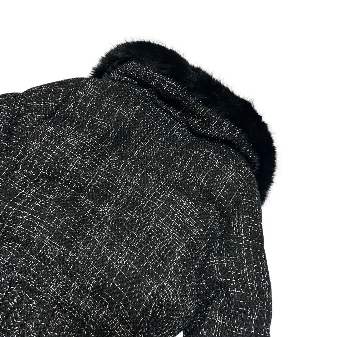 Riu Tweed down coat ツイードダウンコートRちゃん