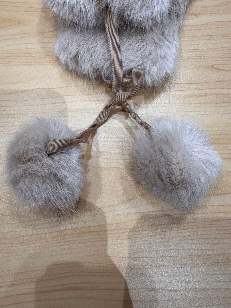 hisa　新品未使用品 MAX&Co. レディス ファーキャップ ベージュ