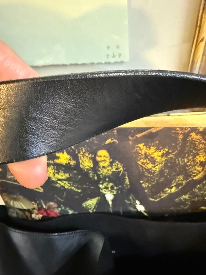 LEATHER SHOULDER BAG MADE BY AETA オーラリー