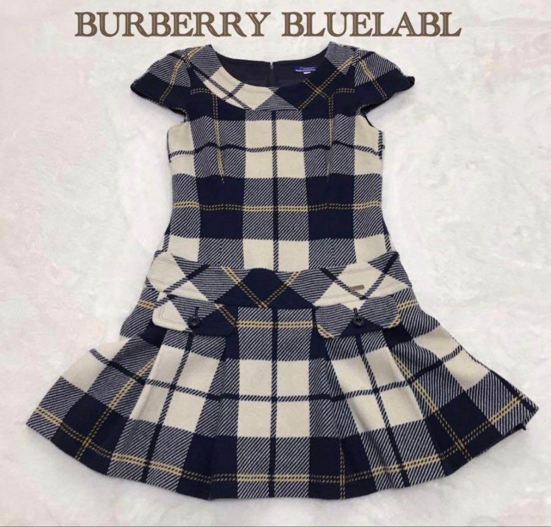BURBERRY BLUELABL チェック柄 半袖ワンピース