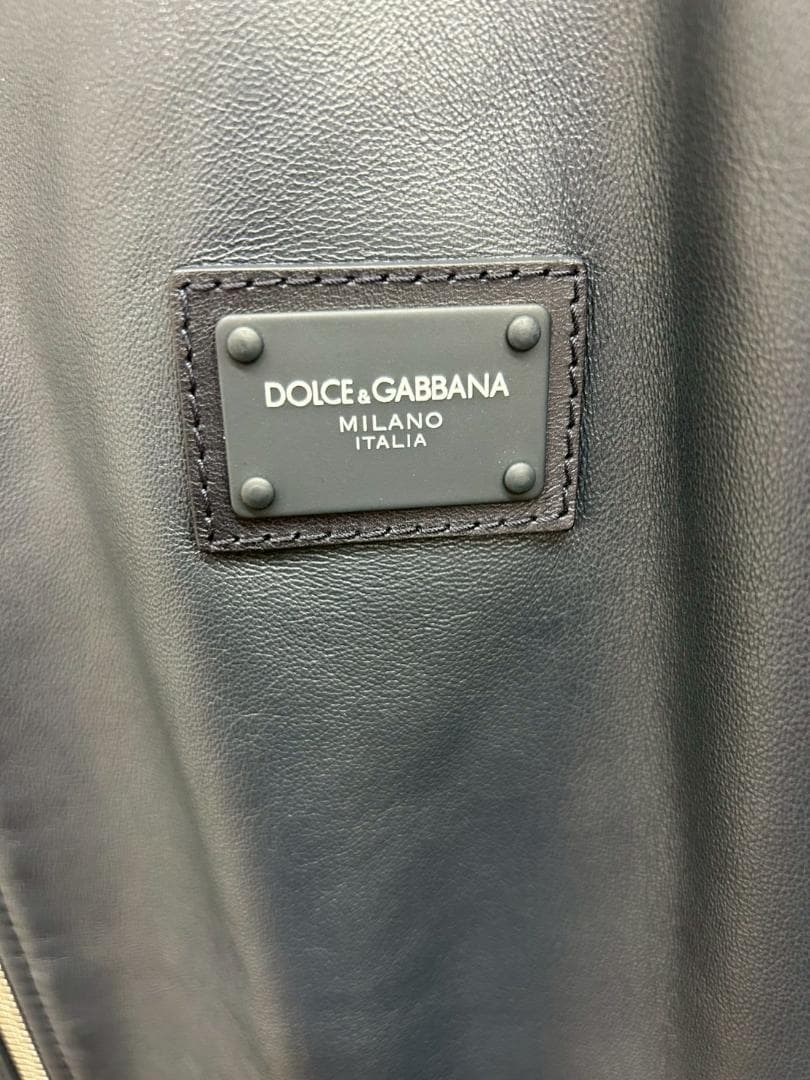 DOLCE & GABBANA（ドルチェ＆ガッバーナ）レザーブルゾン