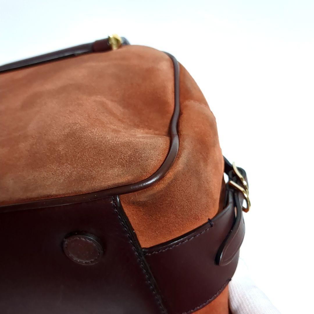 ✨ジミーチュウ✨ハンドバッグ ヴァレンヌ スエード ブラウン レザー