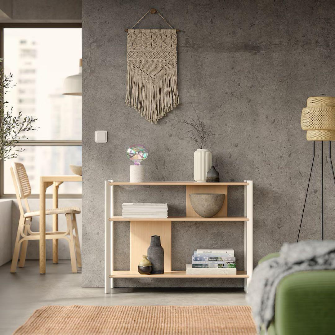 IKEA イェッテスタ JÄTTESTA ディスプレイシェルフ　サイドテーブル