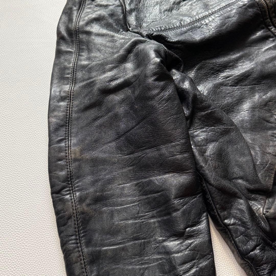 40s 50s モーターサイクルジャケット コの字留めWICOジップ