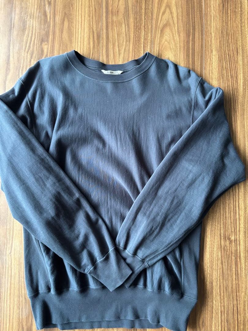 AURALEE　スエットブラック　24FW サイズ4