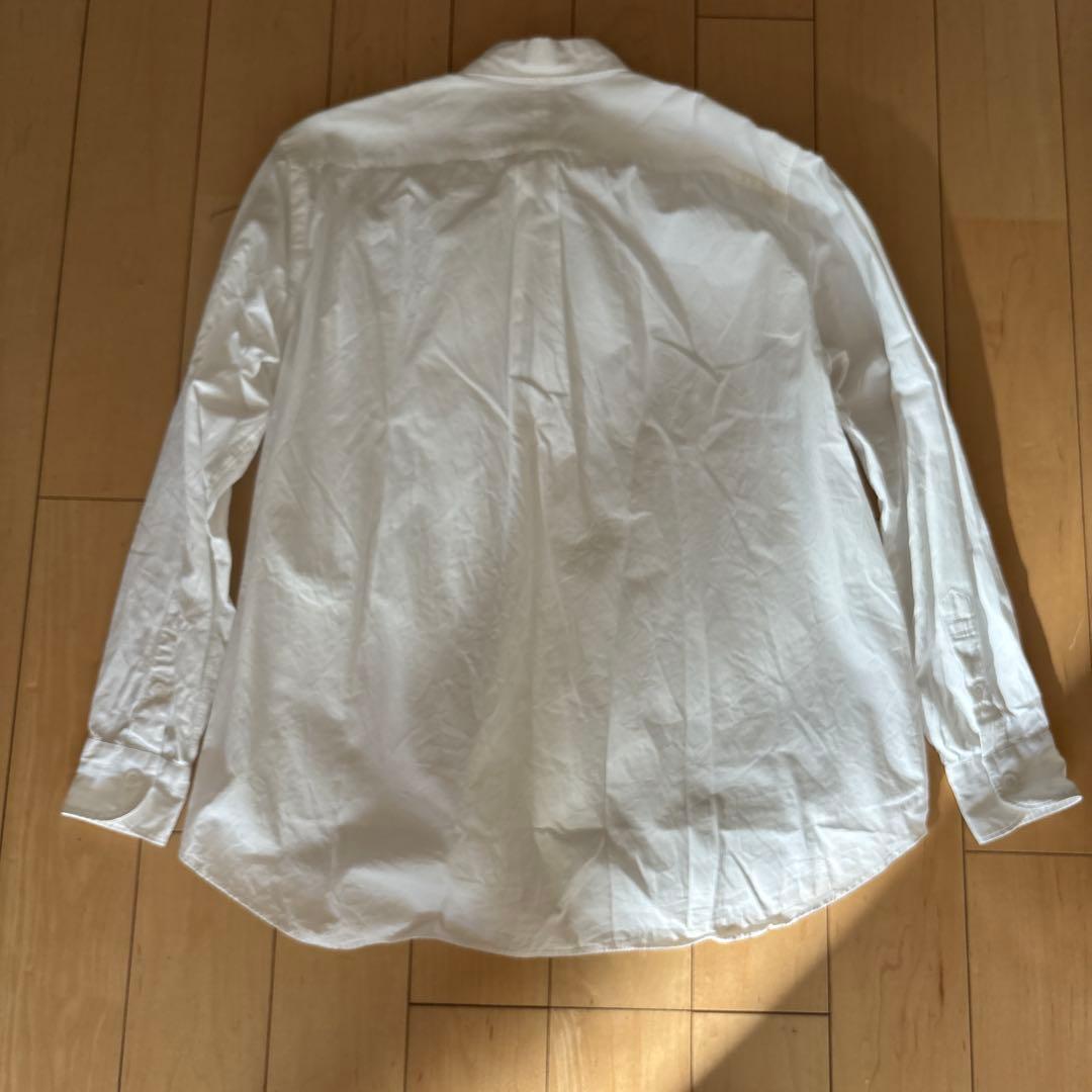 COMOLI ホワイト 長袖シャツ　サイズ0