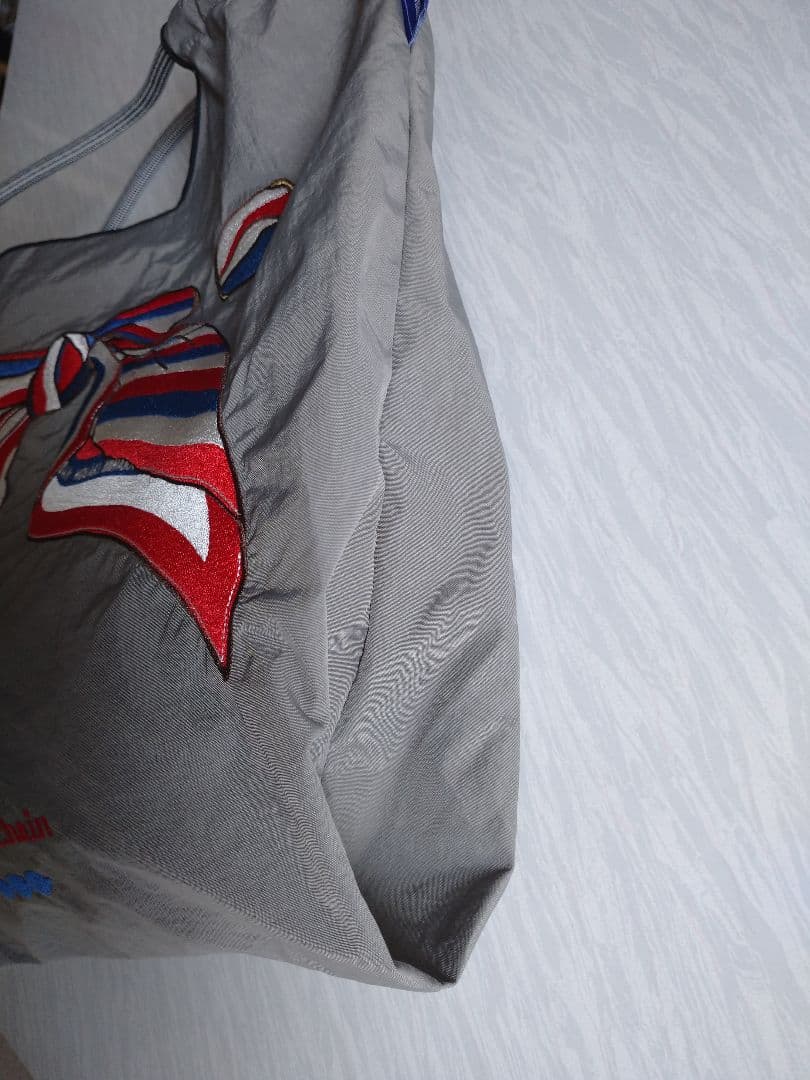 ボールアンドチェーン スカーフ柄刺繍 エコバッグ M ラシット 2点セット