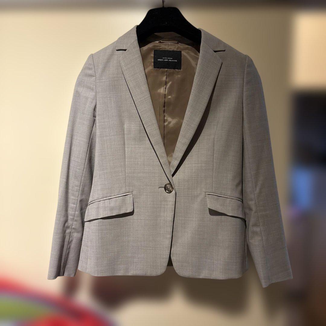 GREEN LABEL RELAXINGスーツ ライトグレー36